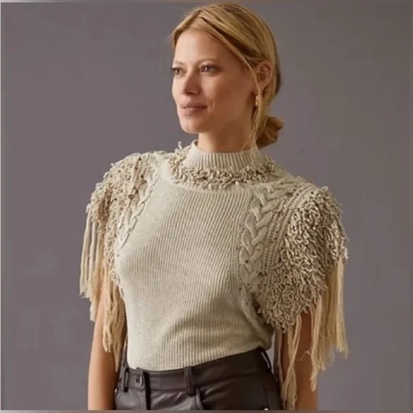 19. NWT Anthropologie Aphrodite Tee Sweater - Picture 2 of 3